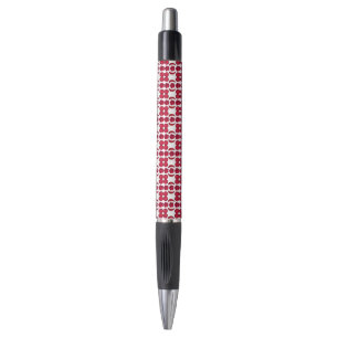 Red Motif Pen