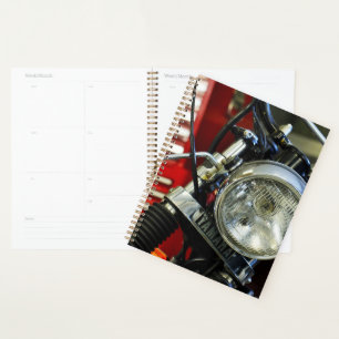 Red Motorbike Motorcycle Bike Garage Planner