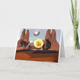 Red Mountain Greeting Card