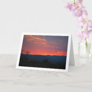 Red Mountain Sky Card