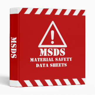 Red MSDS Binder