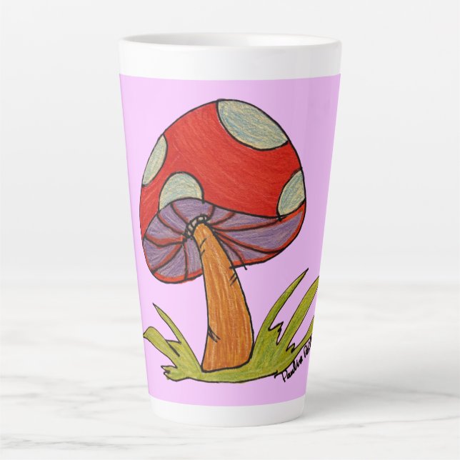 Red Mushroom Coffee Mug (Front)