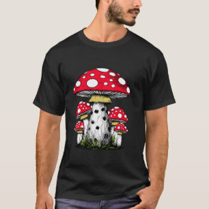 Red Mushroom Hunting Hunter Cottagecore Aesthetic T-Shirt