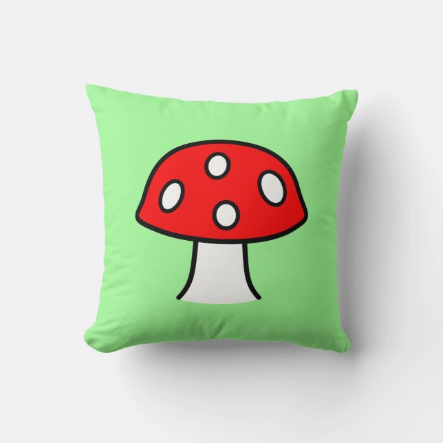 Red Mushroom Pillow (Front)