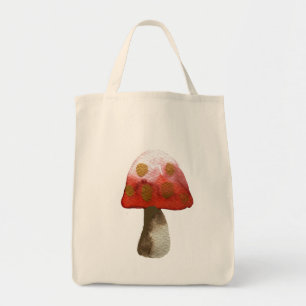 Red Mushroom Toadstool magic Tote Bag