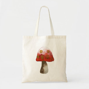 Red Mushroom Toadstool magic Tote Bag