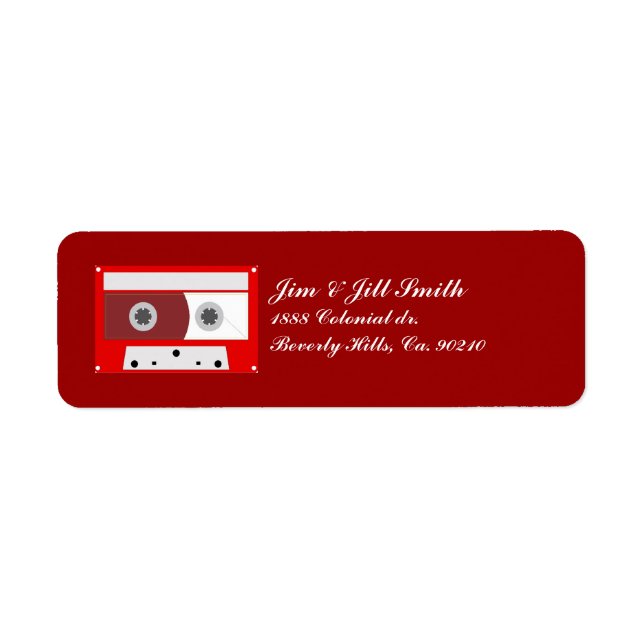 Red Music Cassette Tape Set (Front)