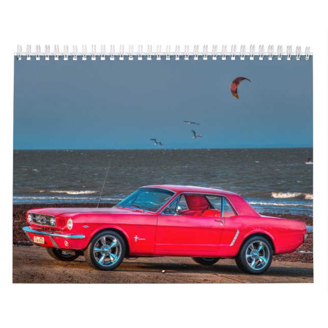 Red Mustang Calendar (Cover)