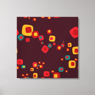 Red Myriads A Wrapped Canvas