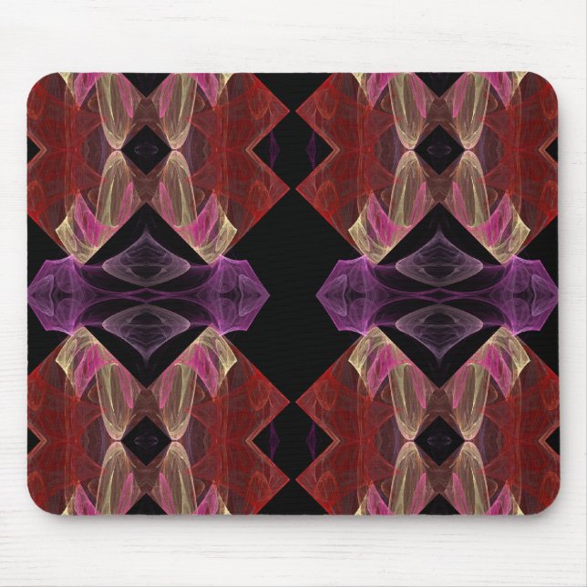 Red n Purple Fractal Mousepad (Front)