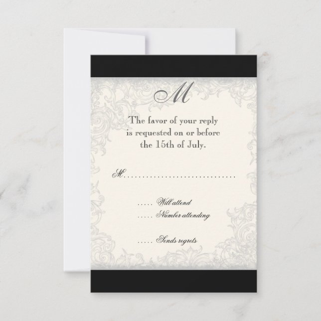 Red n White Striped Tulip - Wedding Invitation (Front)