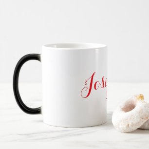 Red Name Josephine Morphing Mug