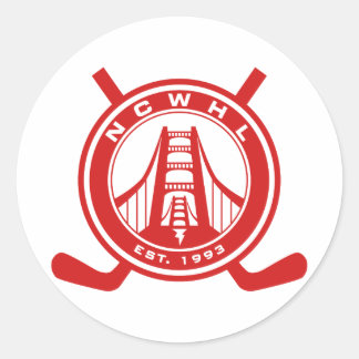 Red NCWHL Stickers