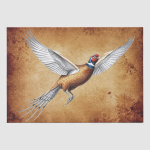 Red-neck Pheasant Decoupage / Tissue Paper