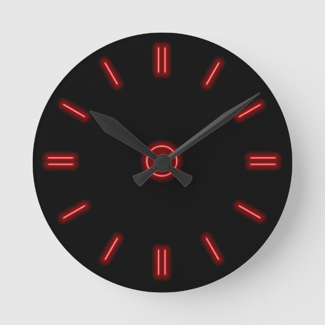 Red Neon Clock (Front)