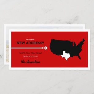 Red New State, New Address! Texas Moving