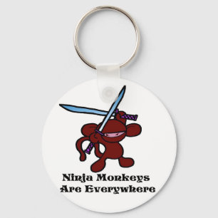 Red Ninja Overhead Keychain