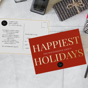 RED Non-Photo Business Corporate LOGO HOLIDAY