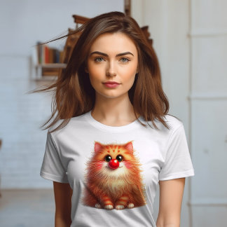 Red Nose Day Kitty T-Shirt
