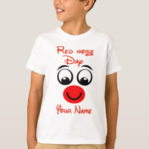 Red Nose Day Personalised T Shirt Comic Refief 