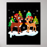 Red Nose Reindeer And Clarice Christmas Tree Kids