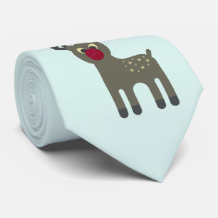 Red Nosed Reindeer Tie
