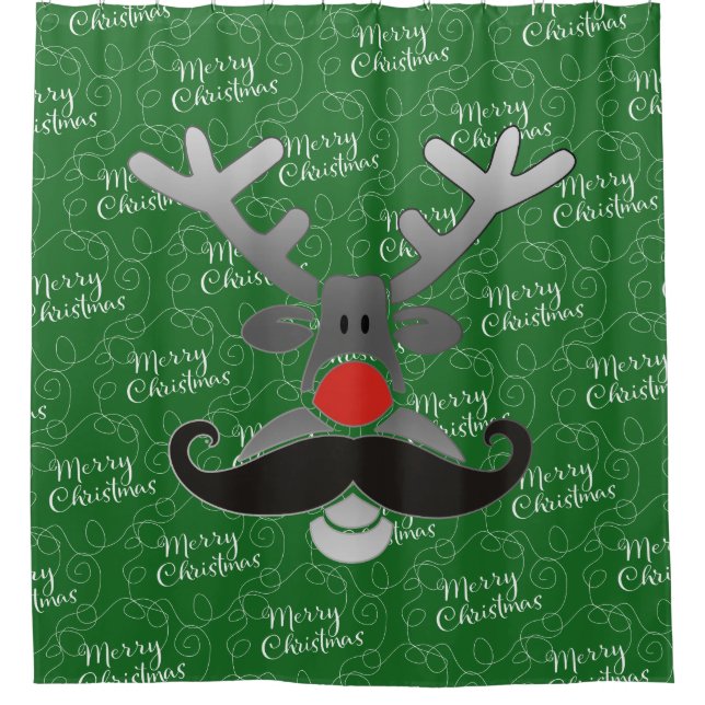 Red Nosed Rudolph with Moustache + your idea (Front)