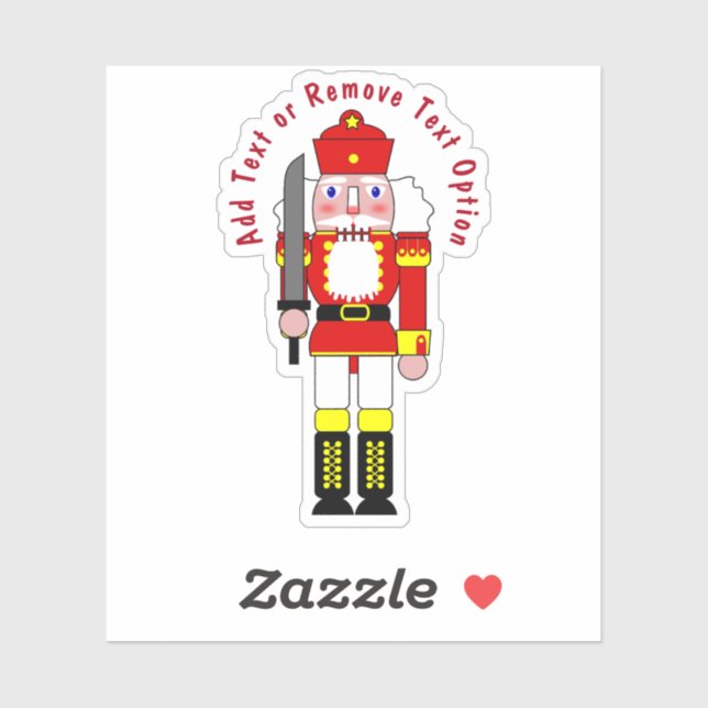 Red Nutcracker Soldier Christmas (Sheet)