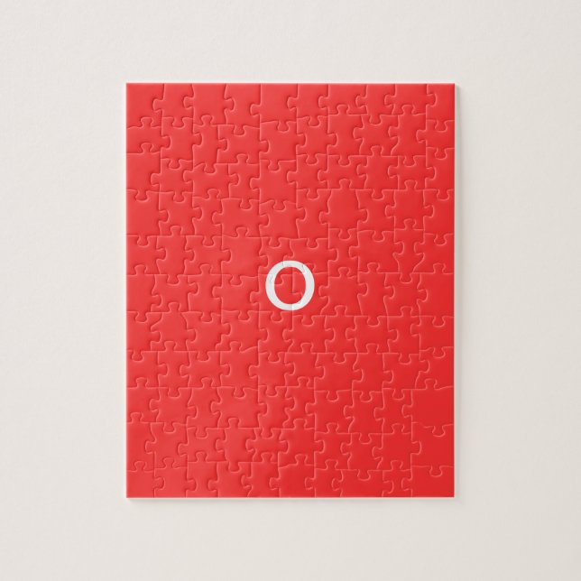 Red O Puzzle (Vertical)