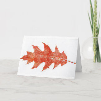 "Red Oak #2" Country Greeting Card