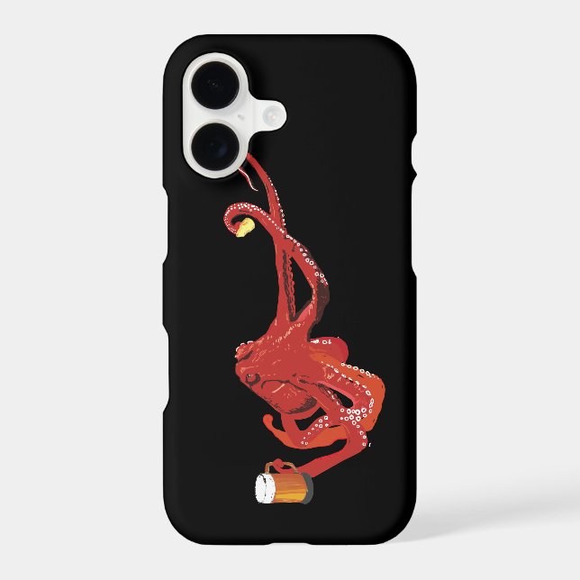 Red Octopus Beer Lover (Back)