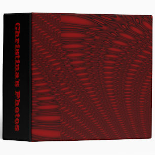Red Octopus Tentacles Custom Photo Album Binder