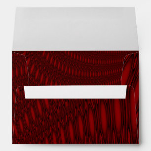 Red Octopus Tentacles Pattern Envelope