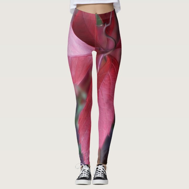 Red of autumn leggings (Front)