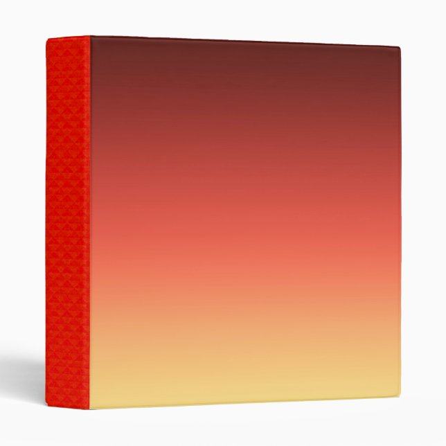 Red Ombre Binder (Front/Spine)