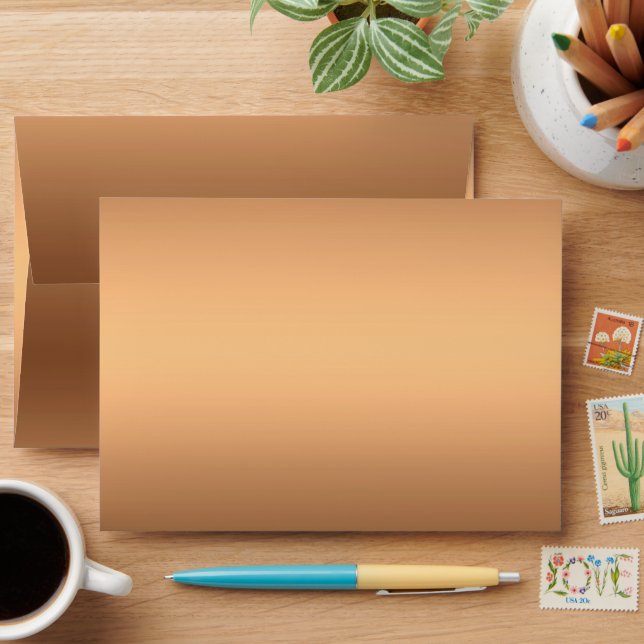Red Ombre Envelope (Desk)