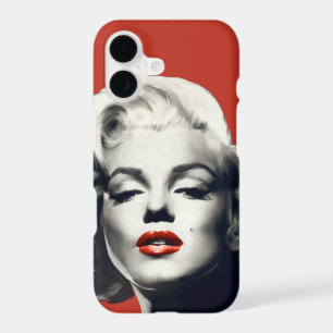 Red on Red Lips Marilyn