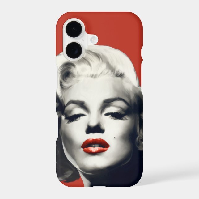 Red on Red Lips Marilyn (Back)