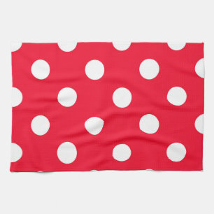 Red on Snow Kitchen Towel