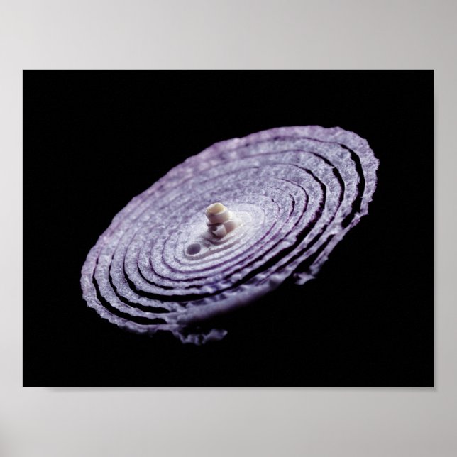 Red Onion Portrait Poster (Front)