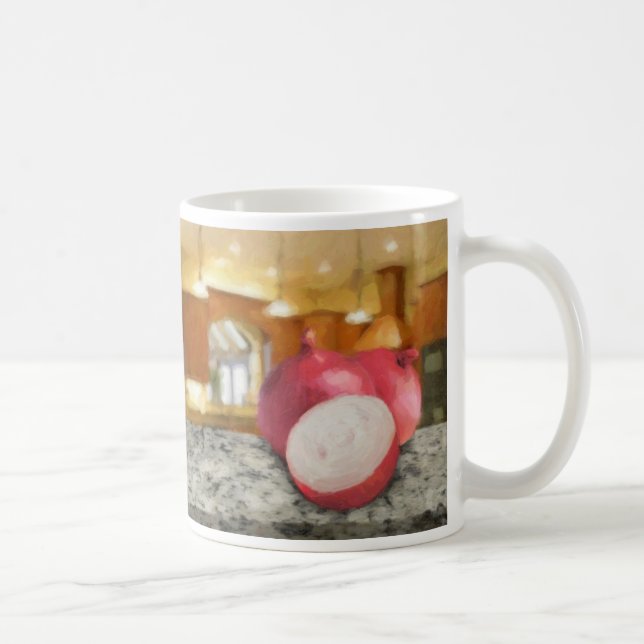 Red Onions Coffee Mug (Right)