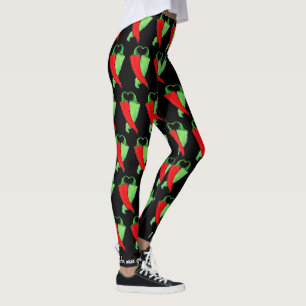 Red or Green Chile Chili Personalize Cute Women's Leggings