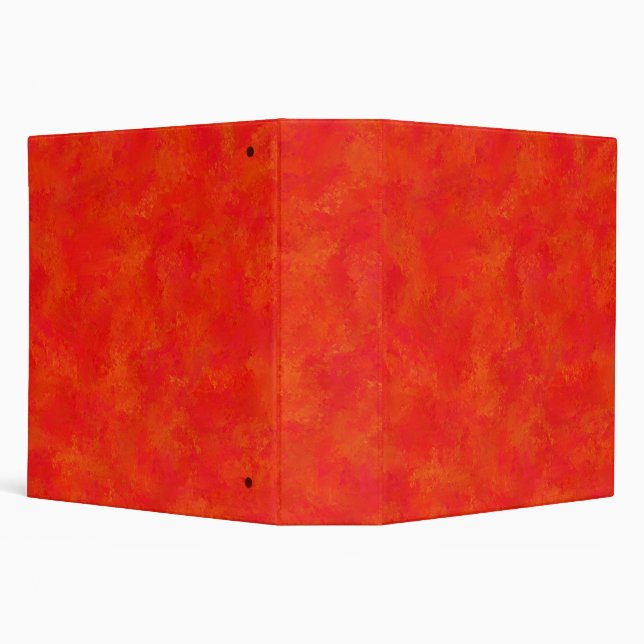 Red Orange Abstract Pattern Binder (Background)