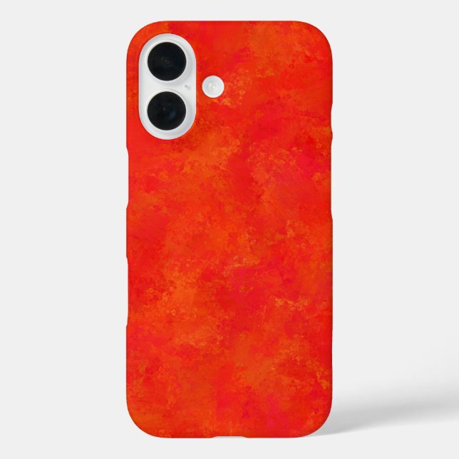 Red Orange Abstract Pattern Case-Mate iPhone Case (Back)
