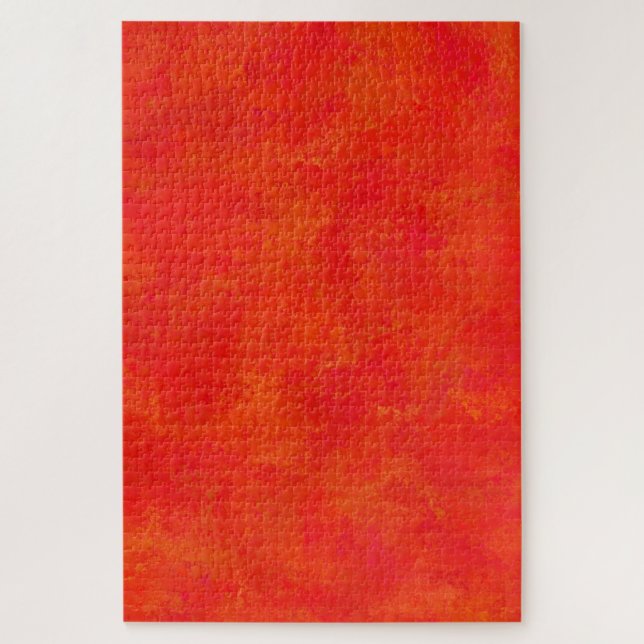Red Orange Abstract Pattern Jigsaw Puzzle (Vertical)