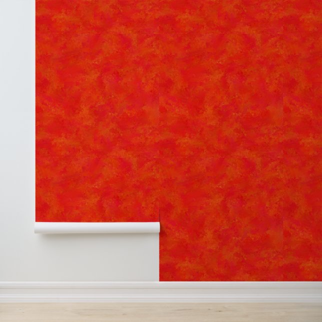 Red Orange Abstract Pattern Wallpaper (Application)