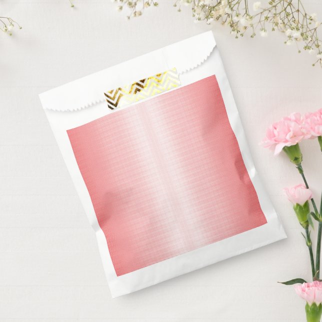 Red, orange, and pink brushstrokes blend together  favour bag (Sealed)