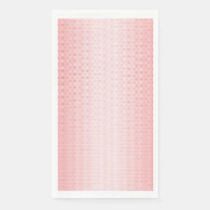 Red, orange, and pink brushstrokes blend together  napkin