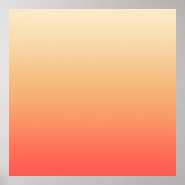 Red orange and yellow gradient poster (Front)