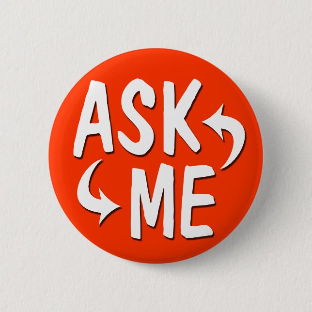 Red/Orange Ask Me Button / Arrows (Front)